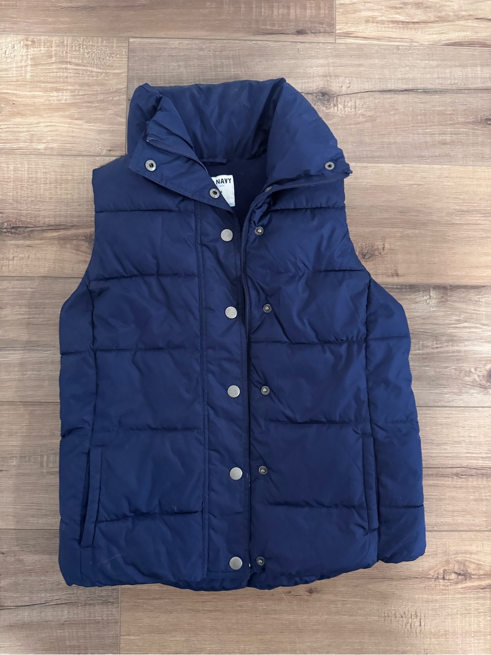 Old Navy Navy Blue Womens Puffer Vest